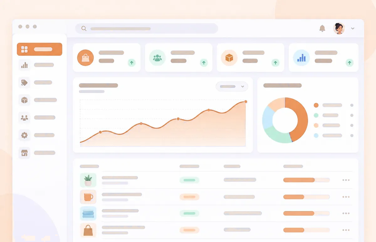 The CarrotPOS dashboard with today's sales, transactions and margin.